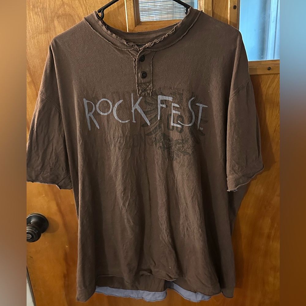 Vintage 2008 rock fest shirt xl